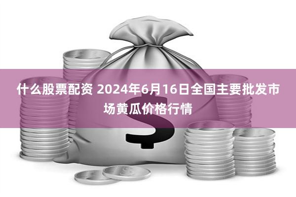 什么股票配资 2024年6月16日全国主要批发市场黄瓜价格行情