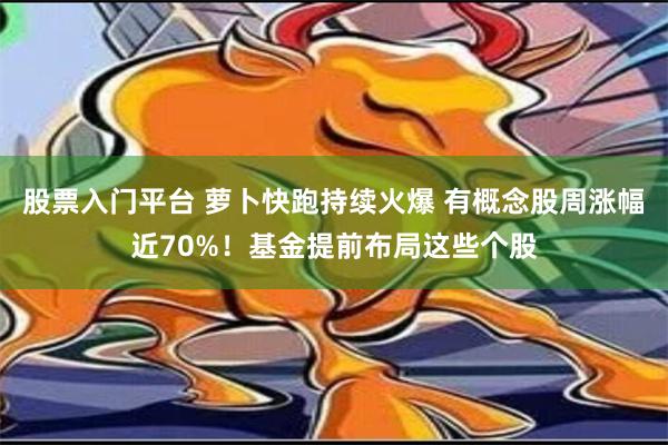 股票入门平台 萝卜快跑持续火爆 有概念股周涨幅近70%！基金提前布局这些个股