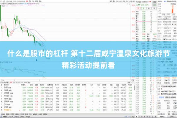 什么是股市的杠杆 第十二届咸宁温泉文化旅游节精彩活动提前看