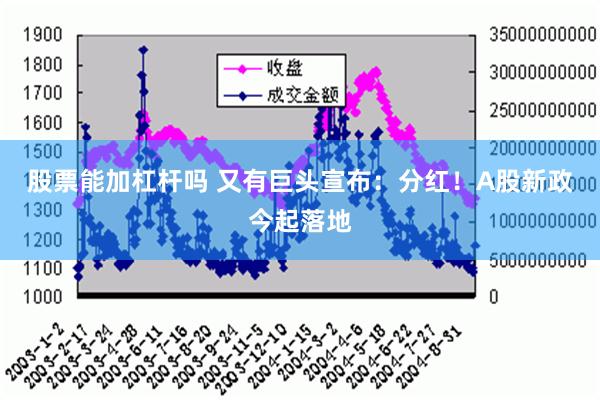 股票能加杠杆吗 又有巨头宣布：分红！A股新政今起落地