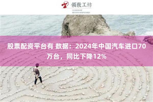 股票配资平台有 数据：2024年中国汽车进口70万台，同比下降12%